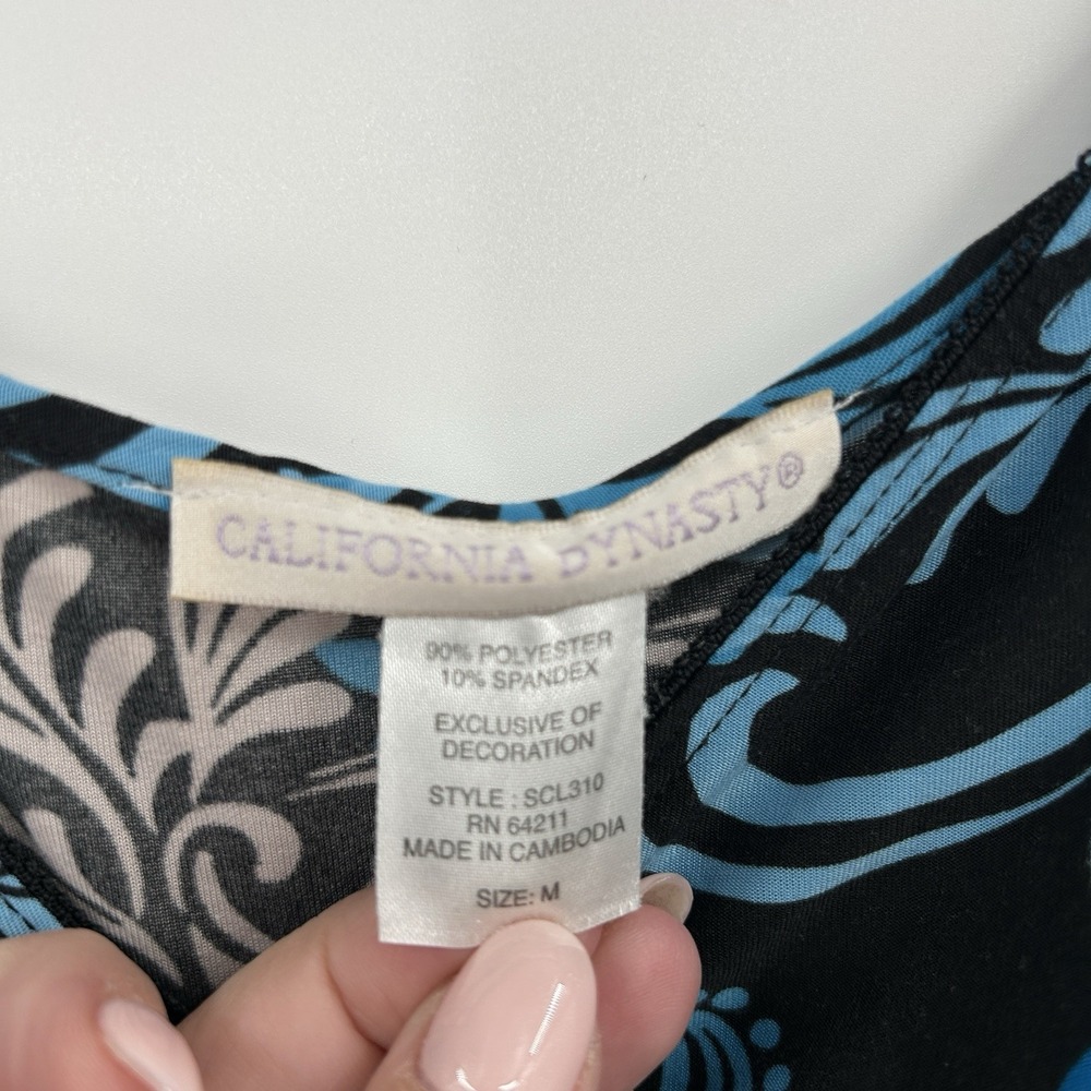 Vintage California Dynasty Y2K Babydoll Slip Dress‎ Size M Whimsigoth Romantic - Picture 4 of 6